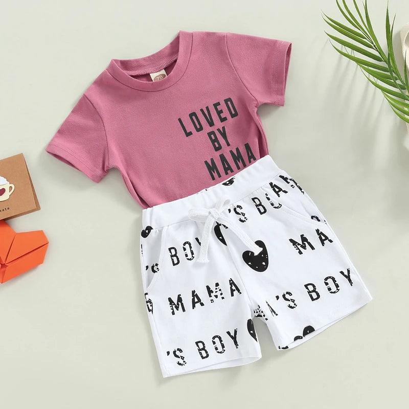 loved by mama kids set - basil boutique