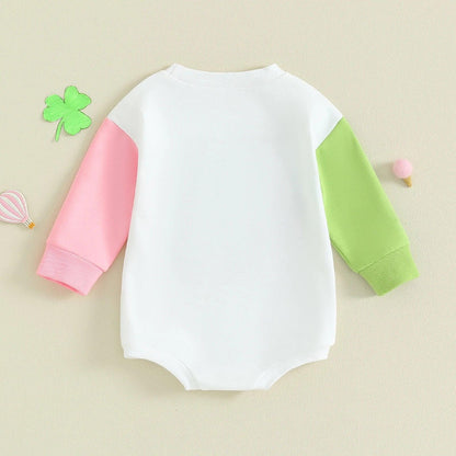 lucky babe patch onesie - basil boutique