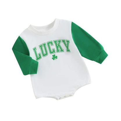 lucky clover onesie - basil boutique