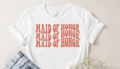 maid of honor retro t-shirt - basil boutique