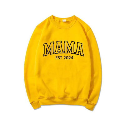 mama est. 2024 crew sweatshirt - basil boutique