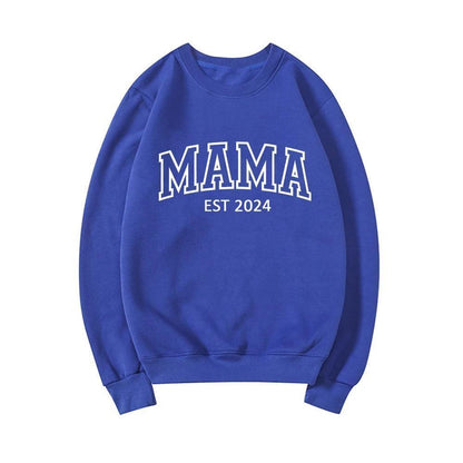 mama est. 2024 crew sweatshirt - basil boutique