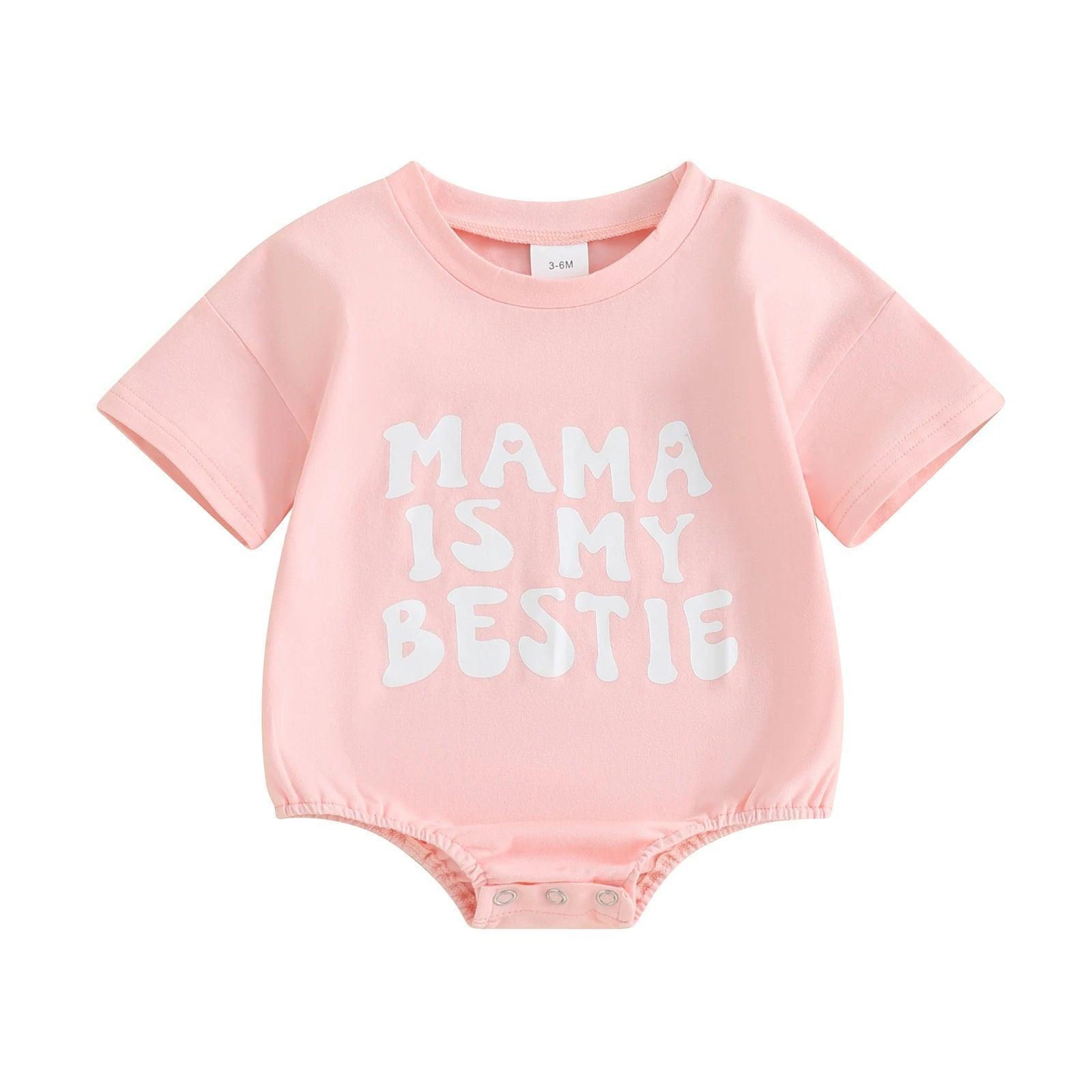 mama is my bestie onesie - basil boutique