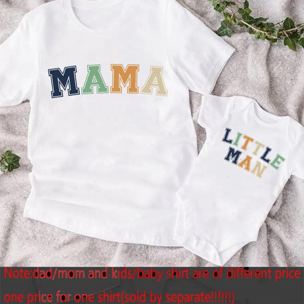 mama + little man matching set - basil boutique