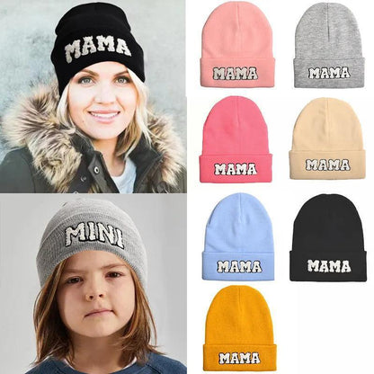 mama + mini beanie - basil boutique