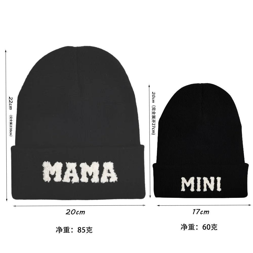 mama + mini beanie - basil boutique