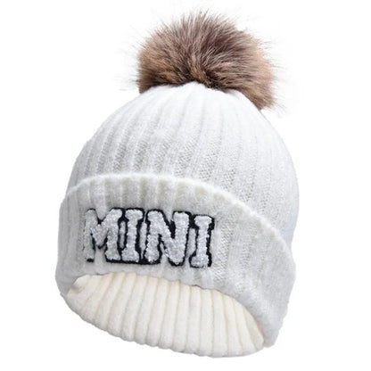 mama + mini pom beanie - basil boutique