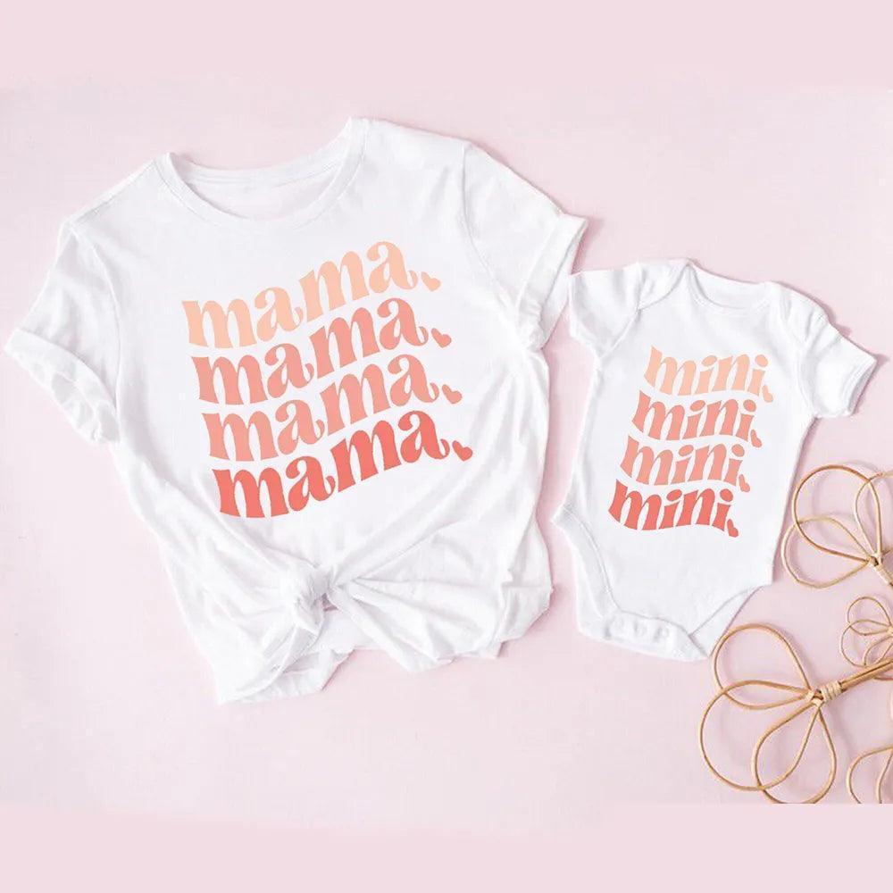 mama + mini retro matching set - basil boutique