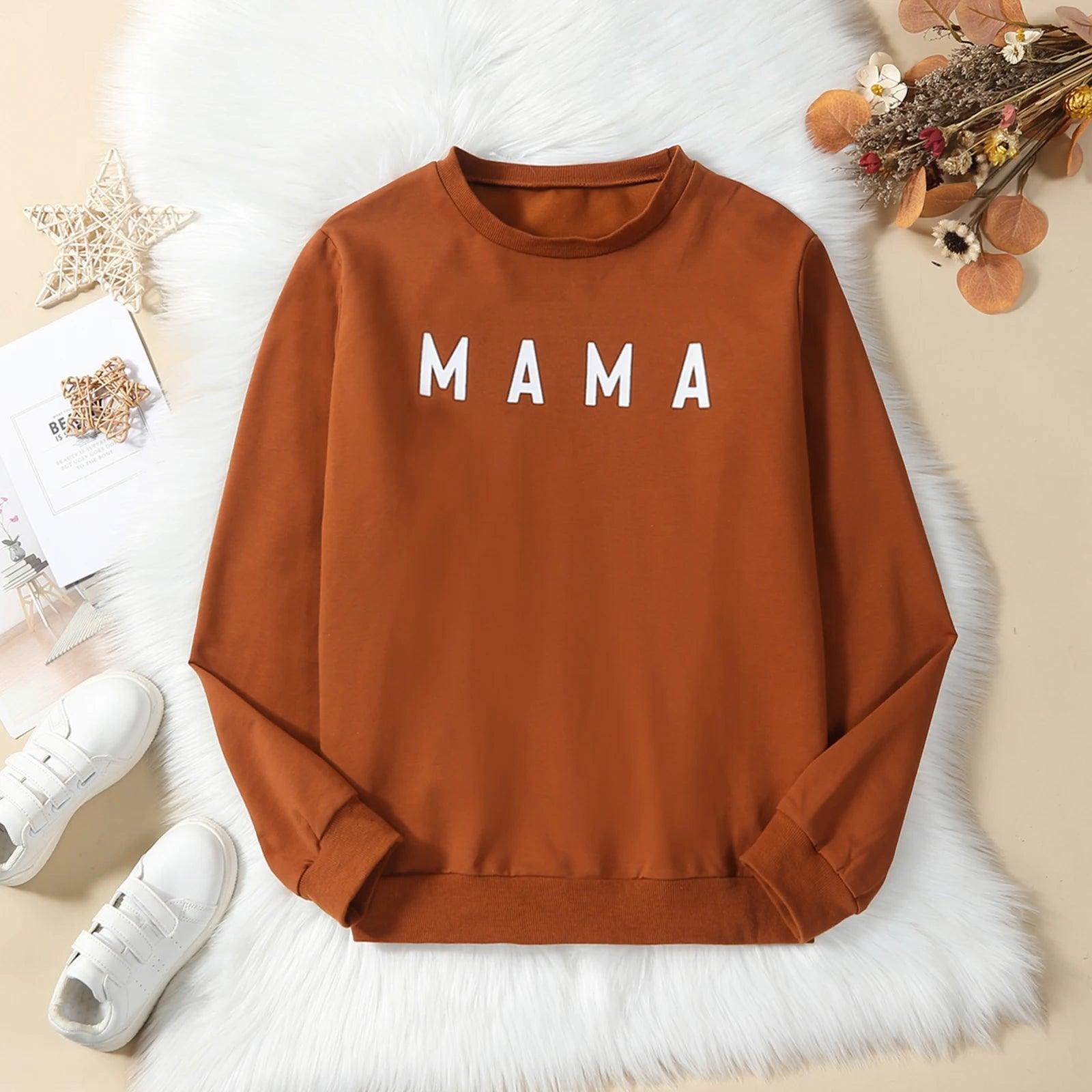 mama + pumpkin matching set - basil boutique