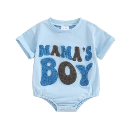 mama's boy + girl retro onesies - basil boutique