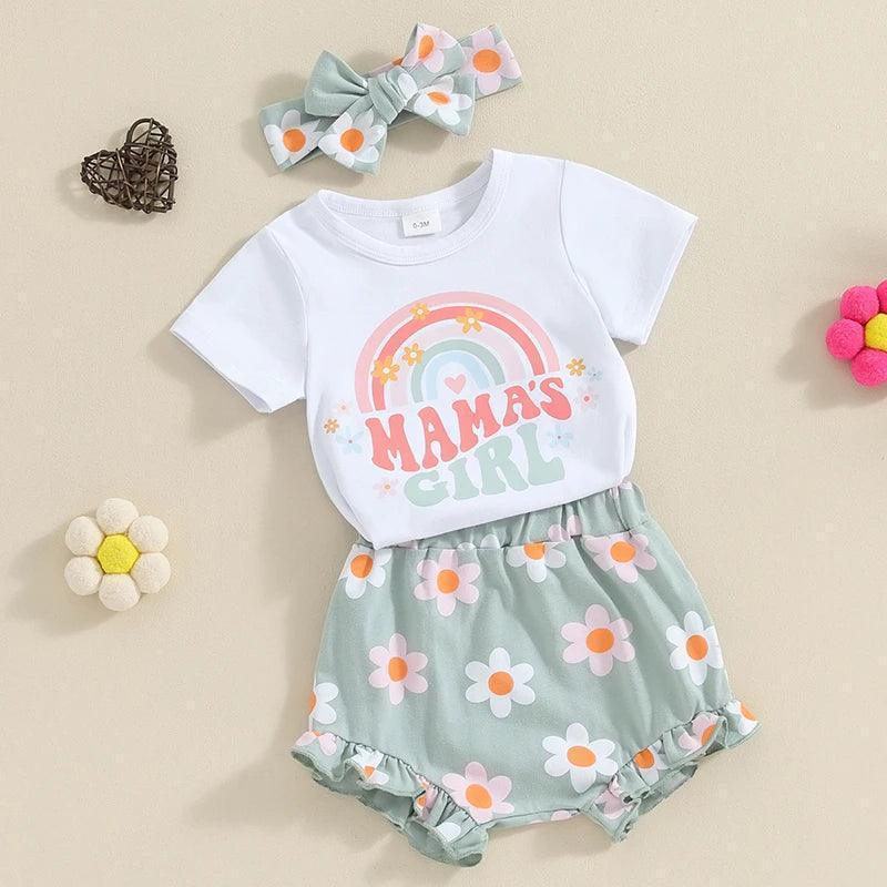 mama's girl floral outfit - basil boutique