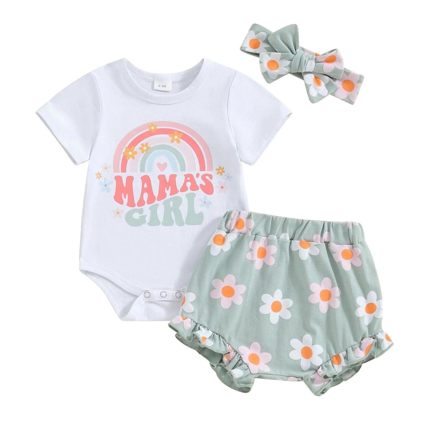 mama's girl floral outfit - basil boutique