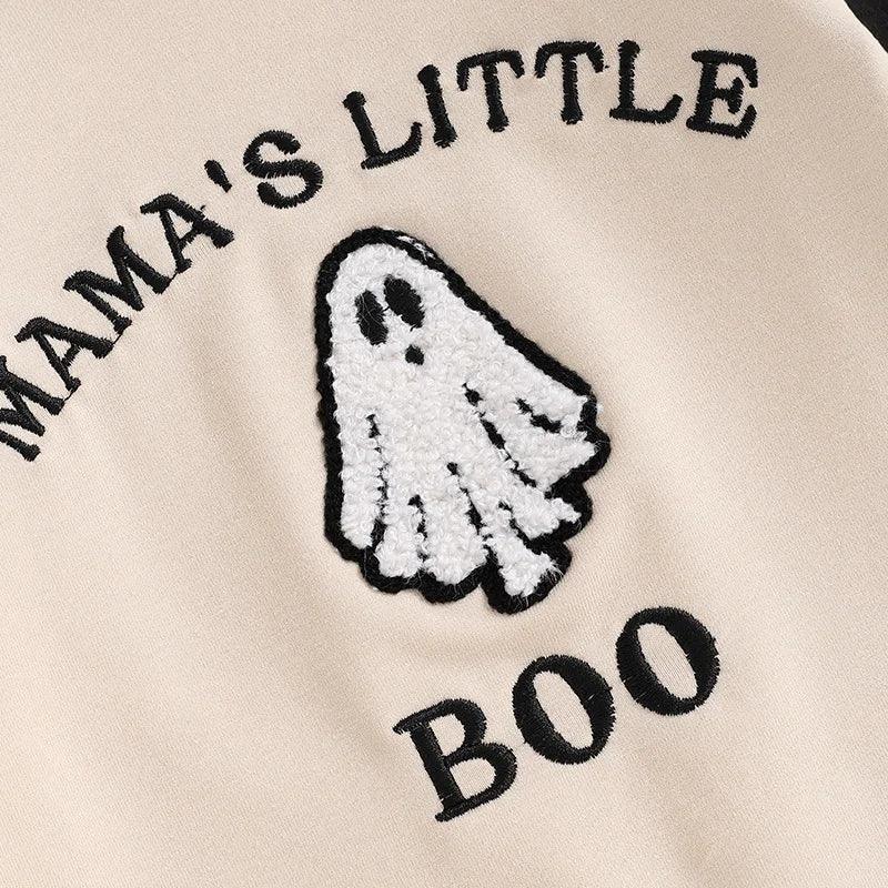 mama's little boo long sleeve onesie - basil boutique