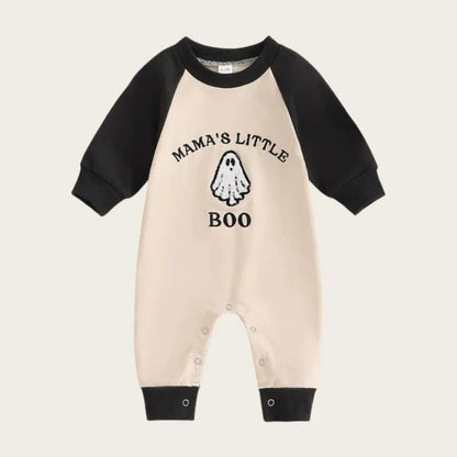 mama's little boo long sleeve onesie - basil boutique