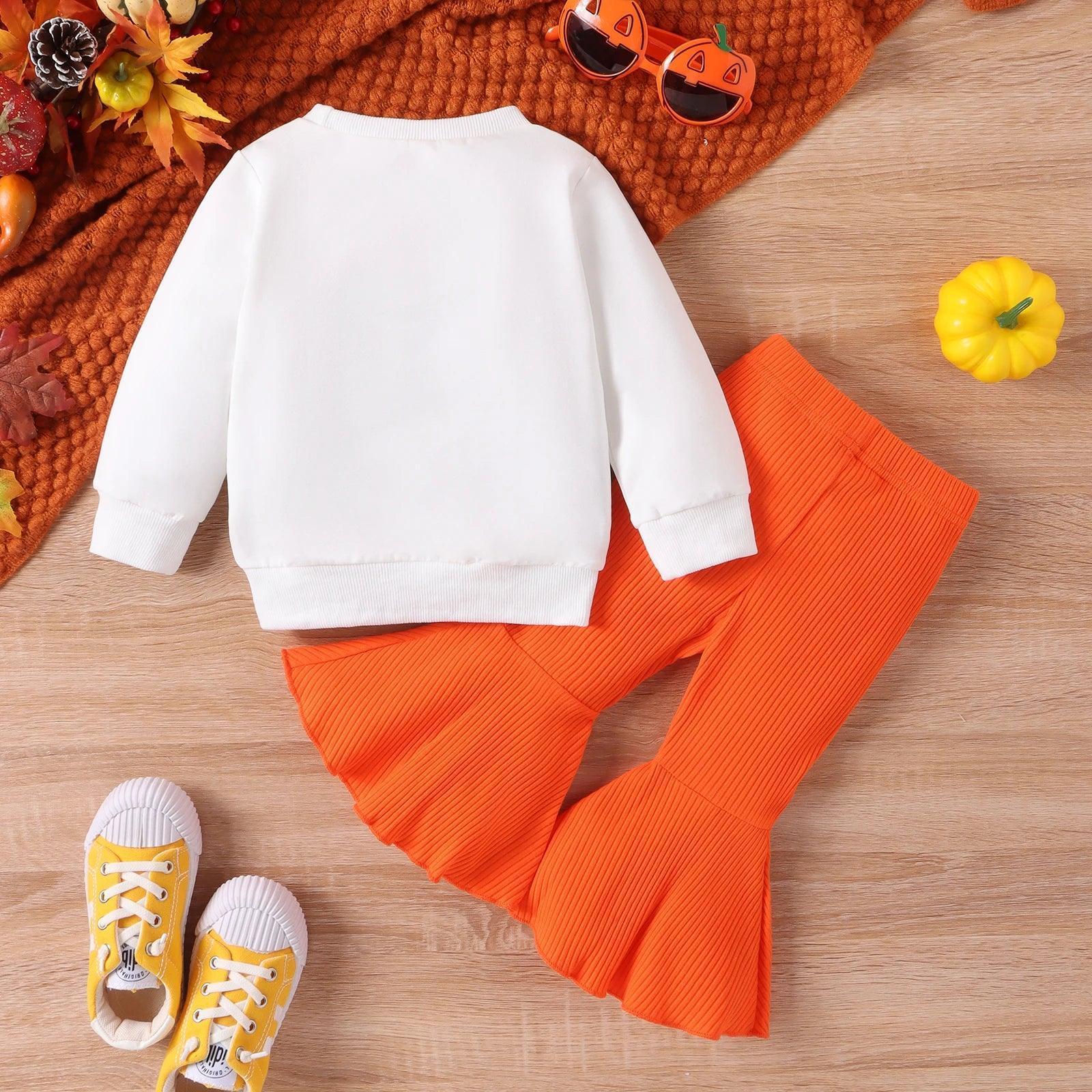 mama's little pumpkin kids outfit - basil boutique