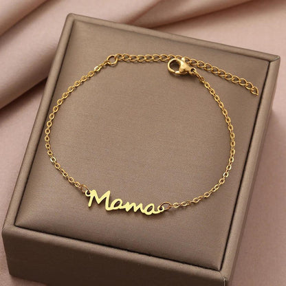 mama statement bracelet - basil boutique