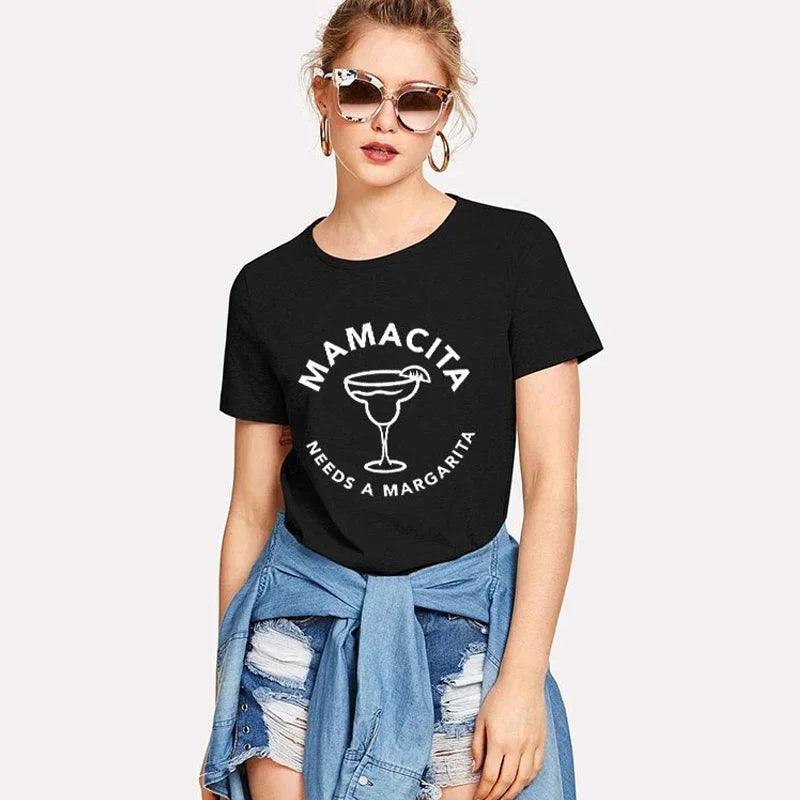 mamacita needs a margarita t-shirt - basil boutique