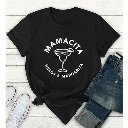 mamacita needs a margarita t-shirt - basil boutique