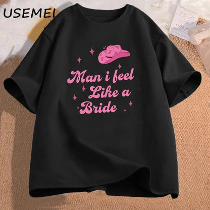 man i feel like a bride t-shirt - basil boutique