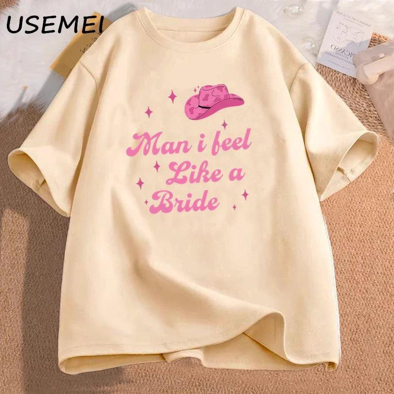 man i feel like a bride t-shirt - basil boutique