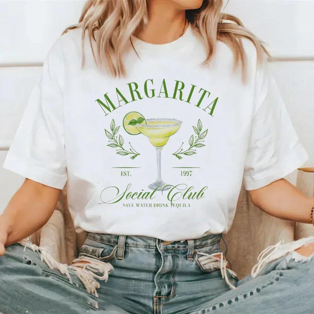 margarita social club t-shirt - basil boutique