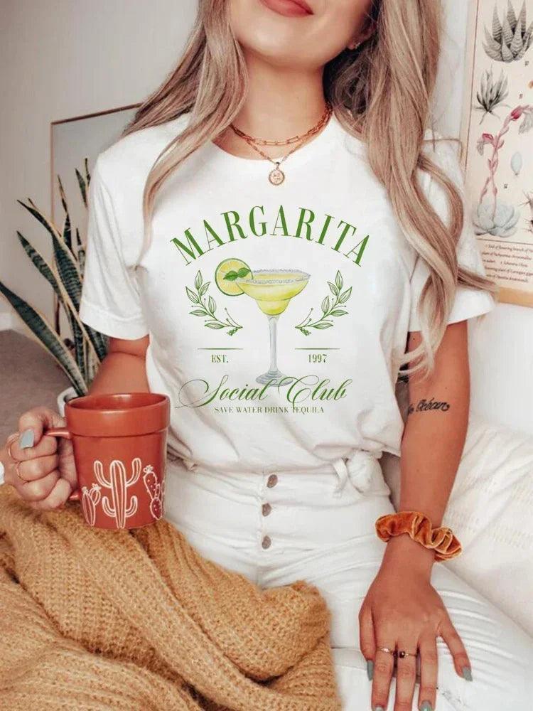 margarita social club t-shirt - basil boutique