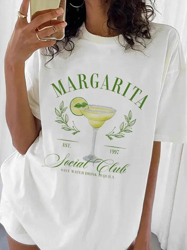 margarita social club t-shirt - basil boutique