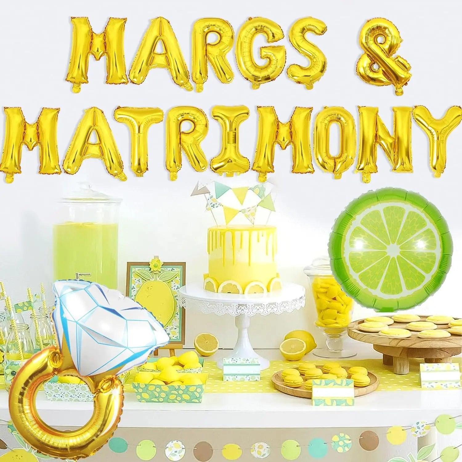 margs + matrimony decoration set - basil boutique