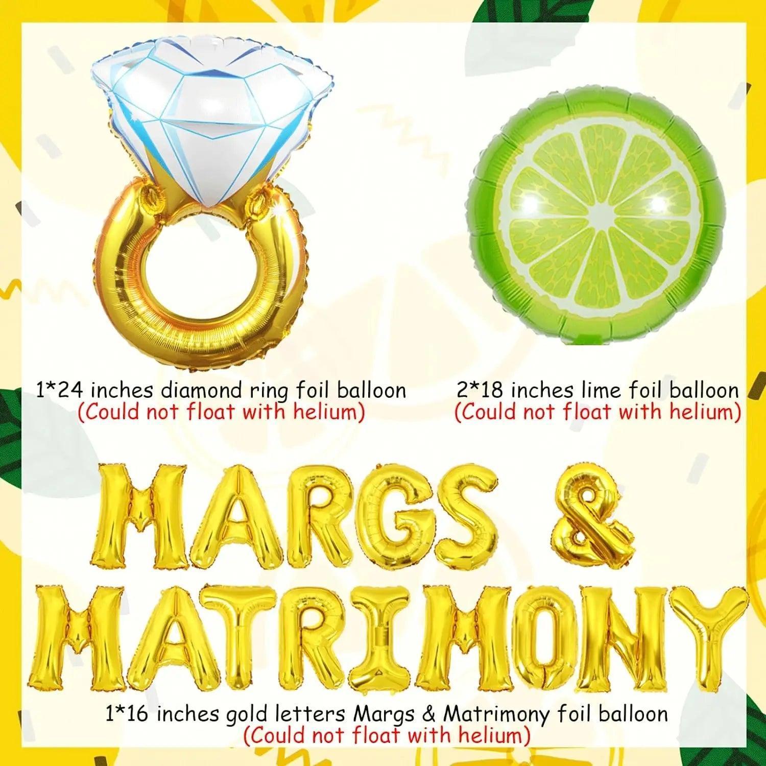 margs + matrimony decoration set - basil boutique