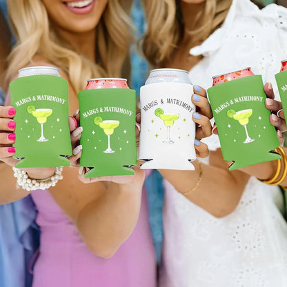 margs + matrimony koozies - basil boutique