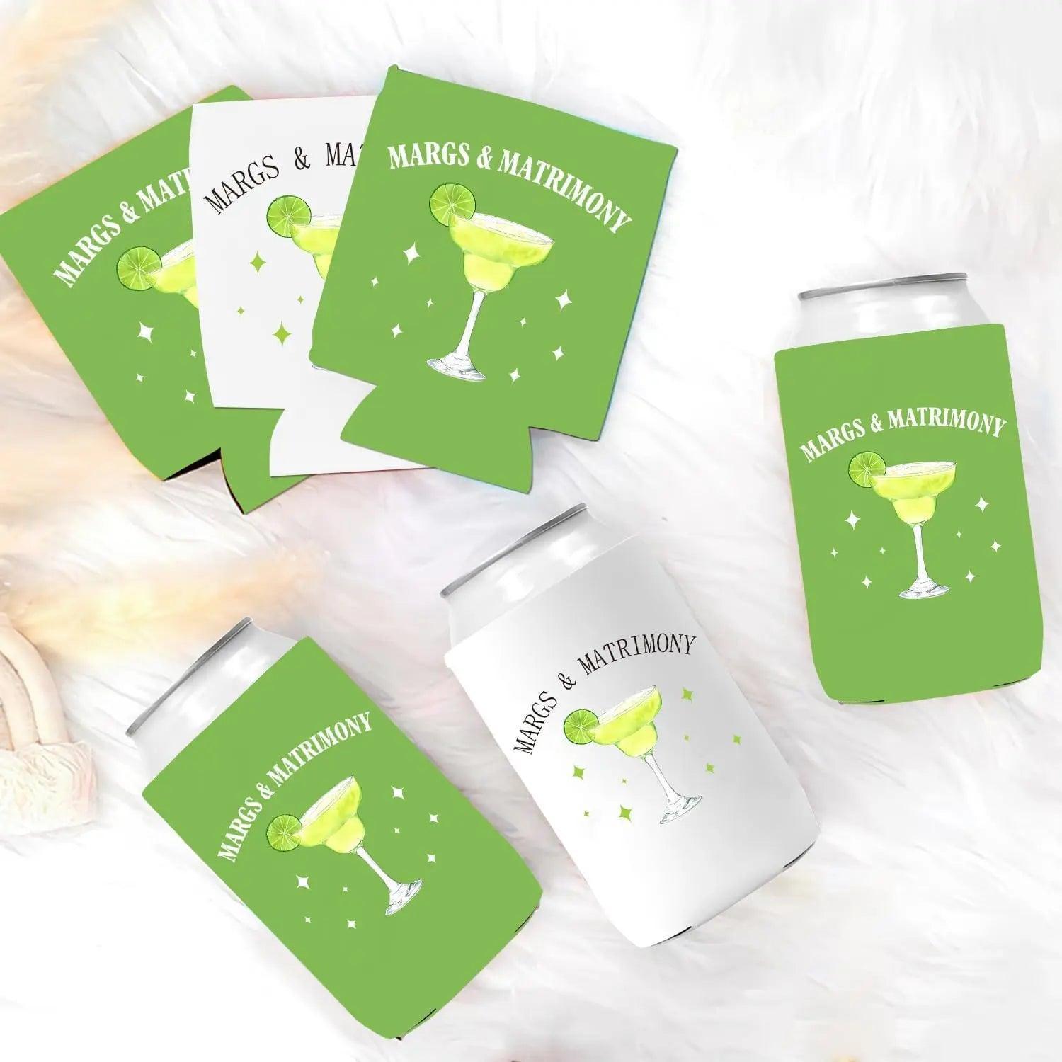 margs + matrimony koozies - basil boutique