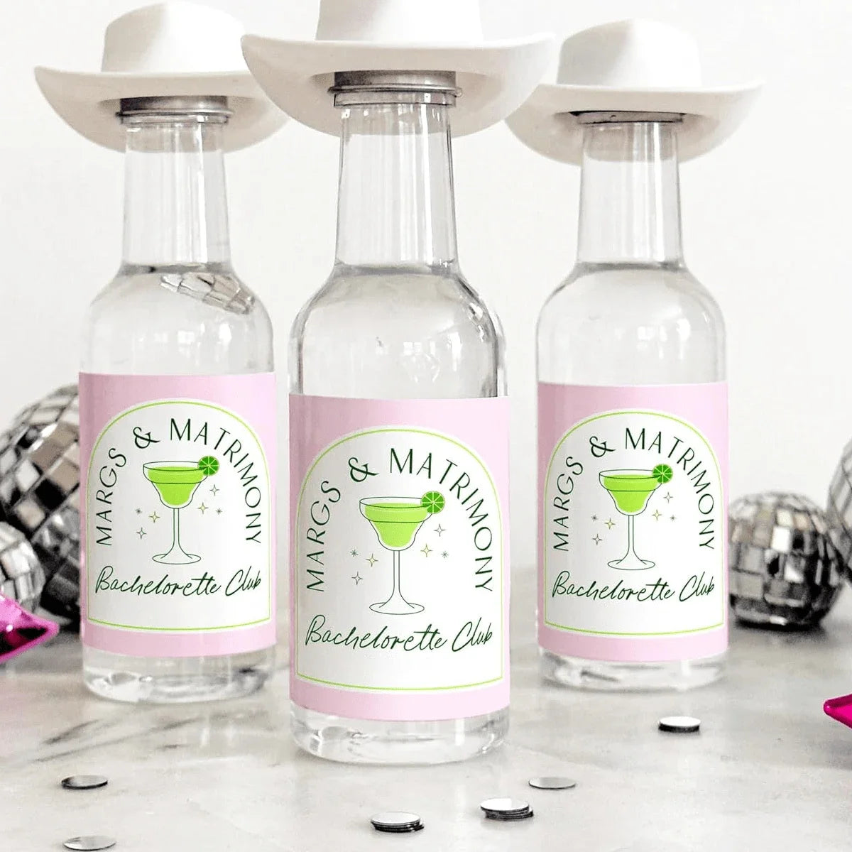 margs + matrimony liquor labels - basil boutique