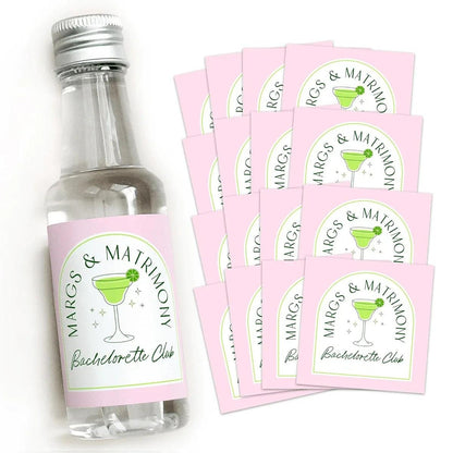 margs + matrimony liquor labels - basil boutique