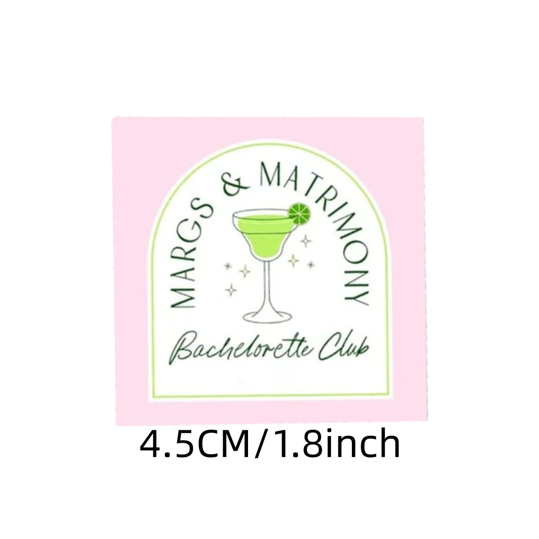 margs + matrimony liquor labels - basil boutique