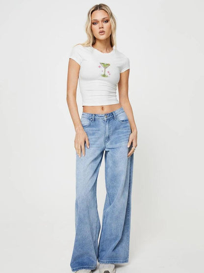 martini t-shirt - basil boutique