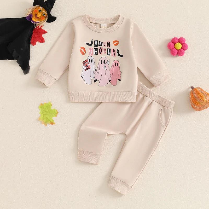 mean ghouls kids outfit - basil boutique