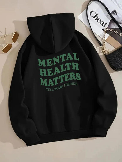 mental health matters hoodie - basil boutique