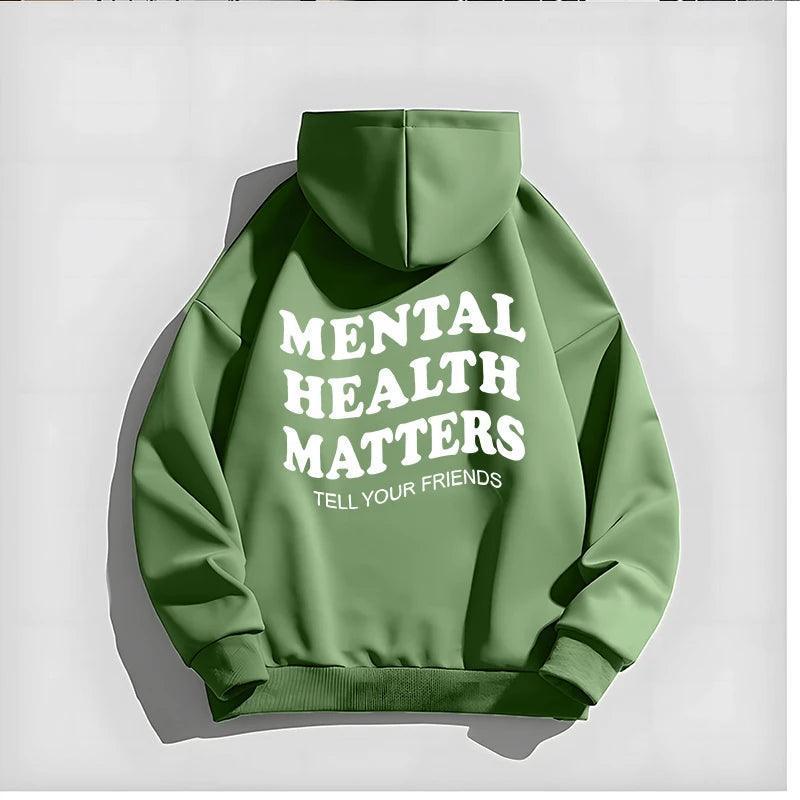 mental health matters hoodie - basil boutique