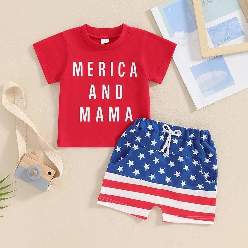 merica and mama outfit - basil boutique