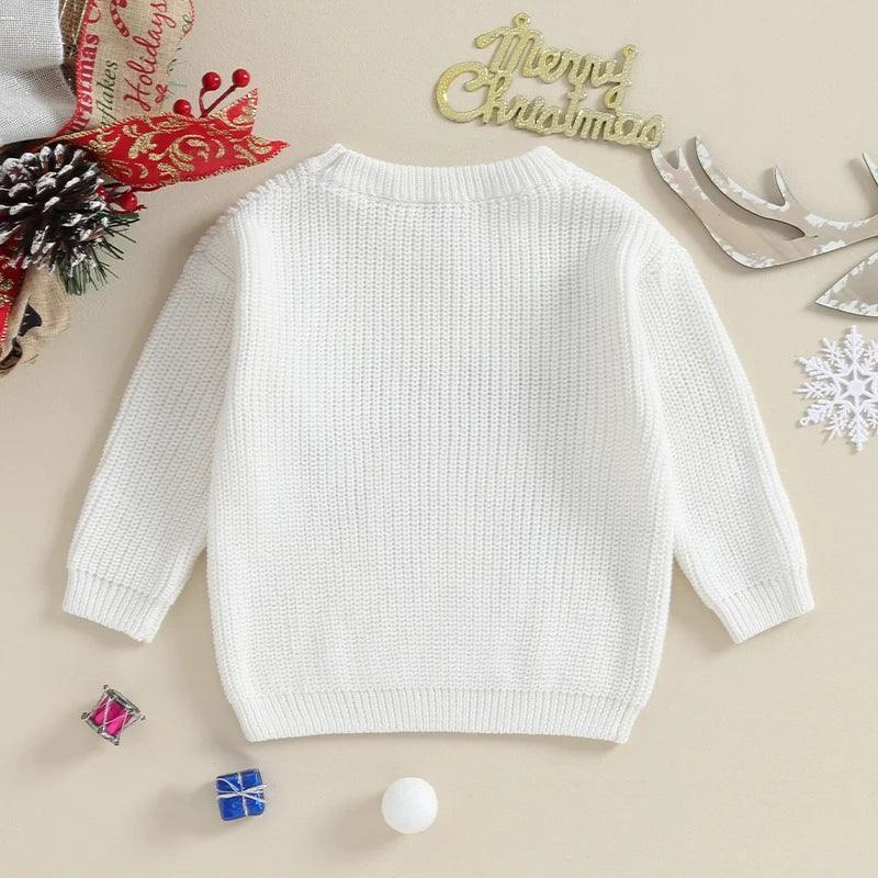 merry kids crew sweatshirt - basil boutique