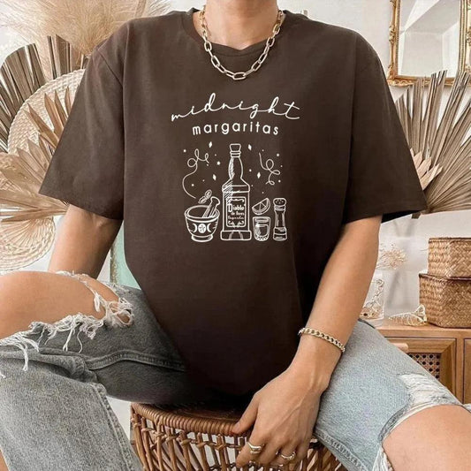 midnight margaritas t-shirt - basil boutique