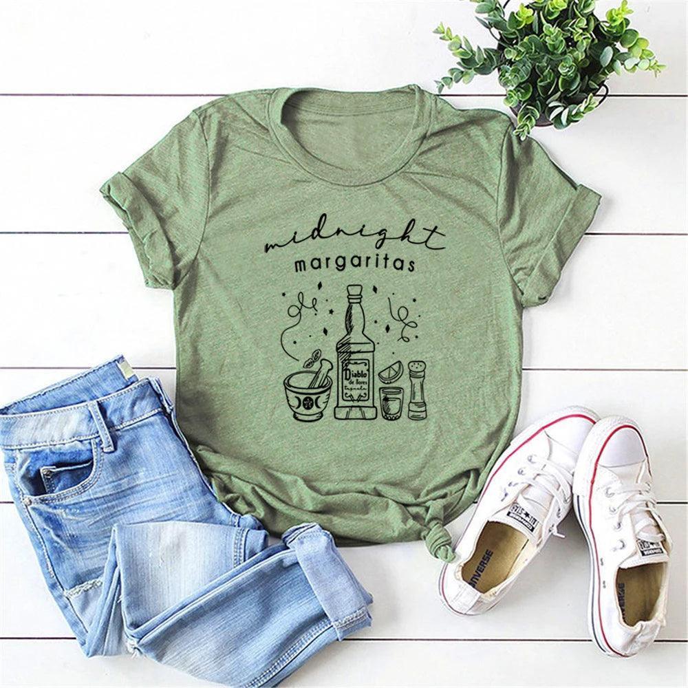 midnight margaritas t-shirt - basil boutique