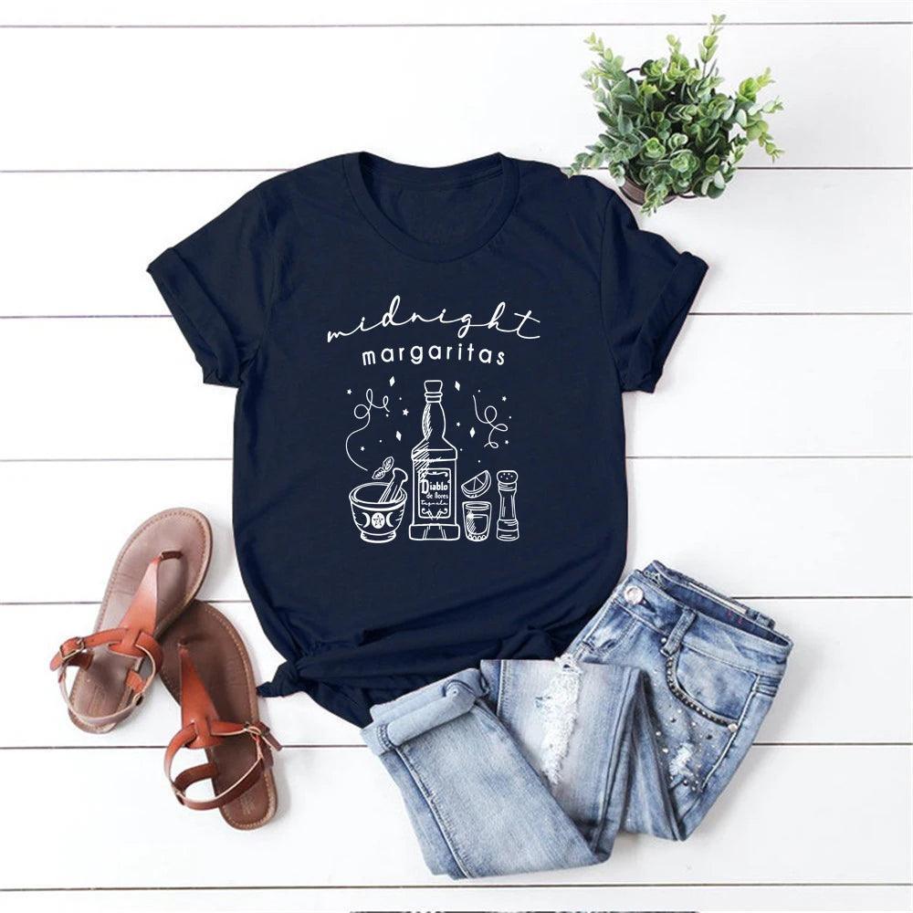 midnight margaritas t-shirt - basil boutique