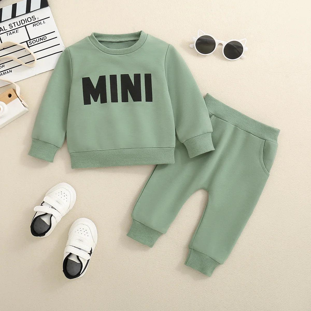 mini comfy kids outfit - basil boutique