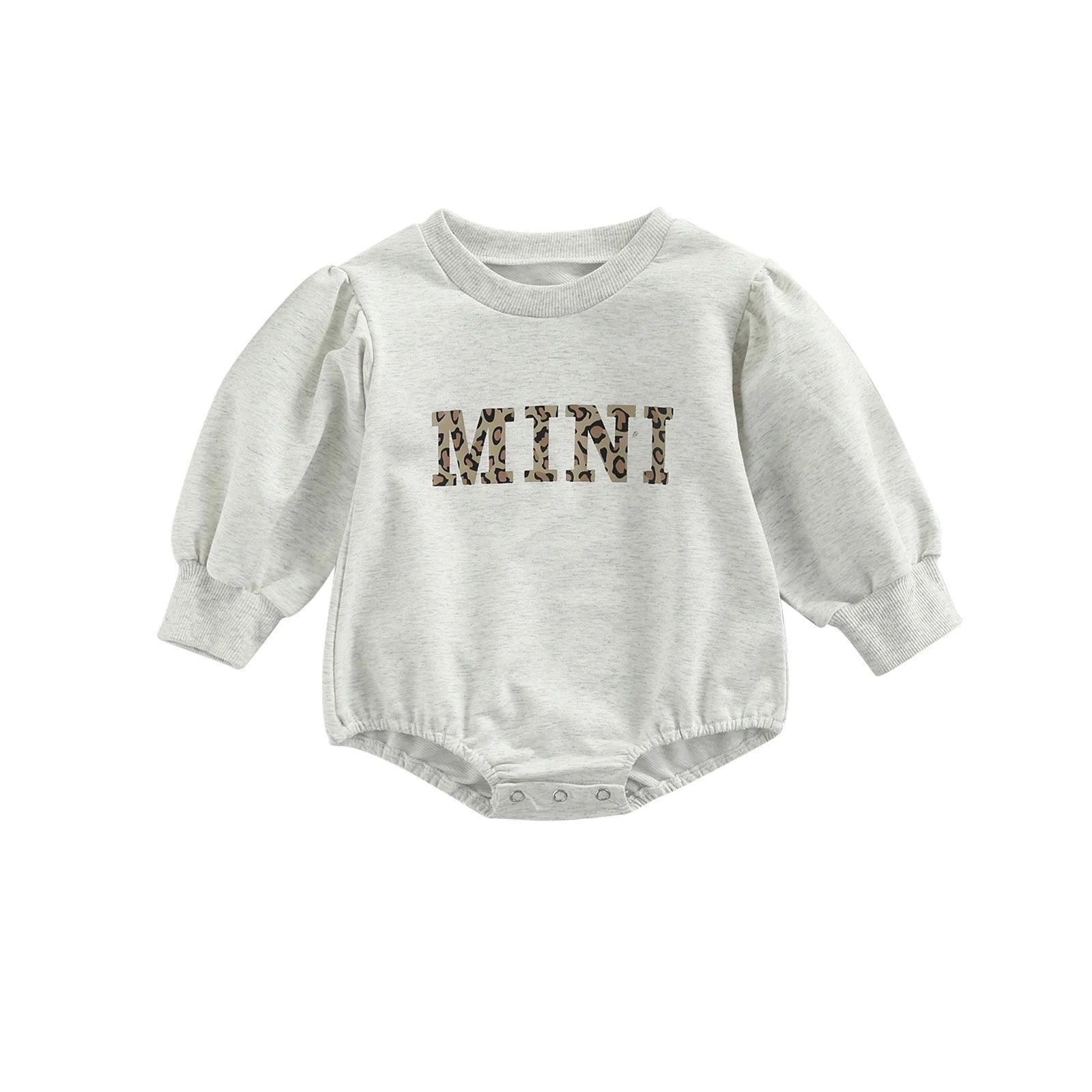 mini puff sleeve onesie - basil boutique