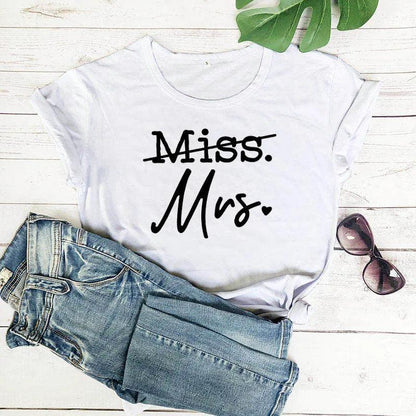 miss to mrs. t-shirt - basil boutique