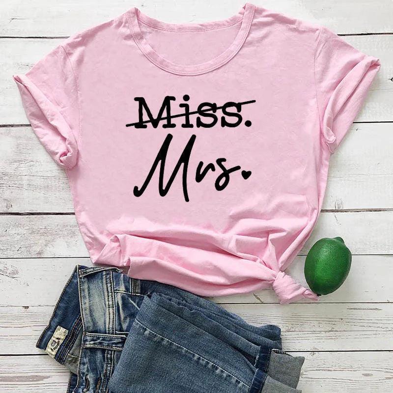 miss to mrs. t-shirt - basil boutique