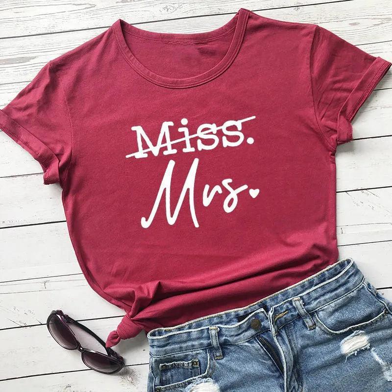 miss to mrs. t-shirt - basil boutique