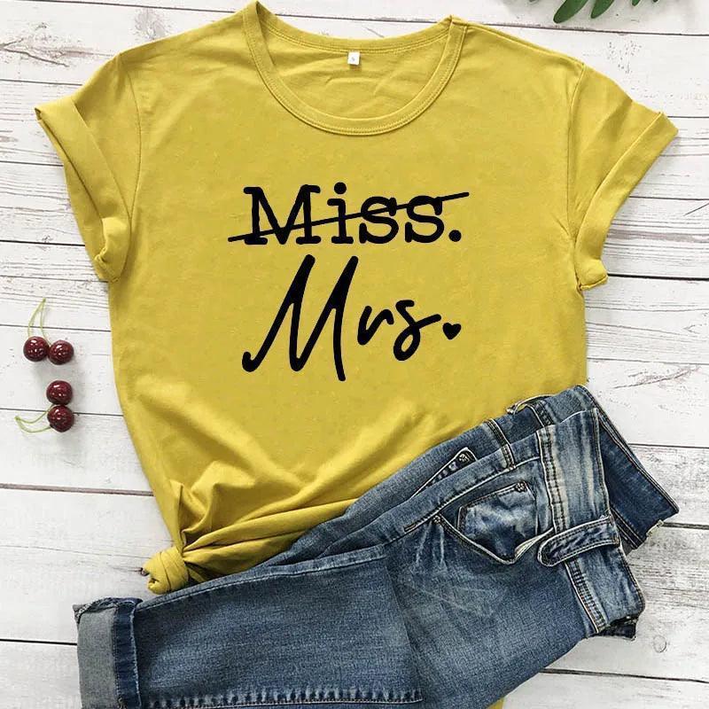 miss to mrs. t-shirt - basil boutique