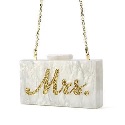 mrs. acrylic bag - basil boutique